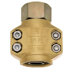 SLANGTULE MESSING 1" BINNENDRAAD