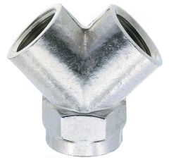 Y-STUK MESSING 3/8 BINNEN EN