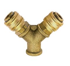 DRIEWEGSTUK MET SNELSLUITKOPPELING